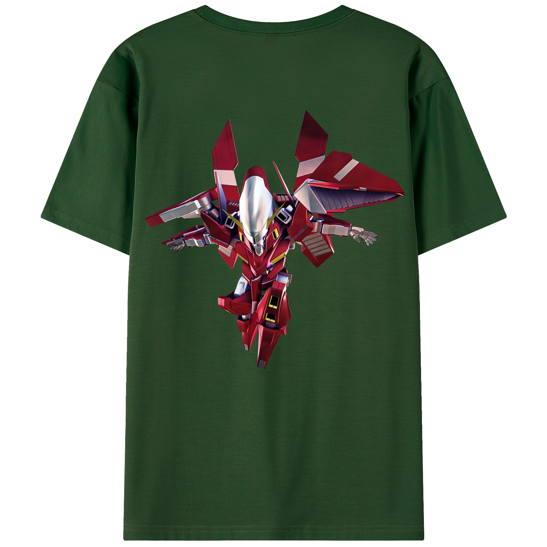 （画像用） 機動戦士ガンダム Mobile Suit Gundam 綿100％半袖Tシャツ（背面プリント）